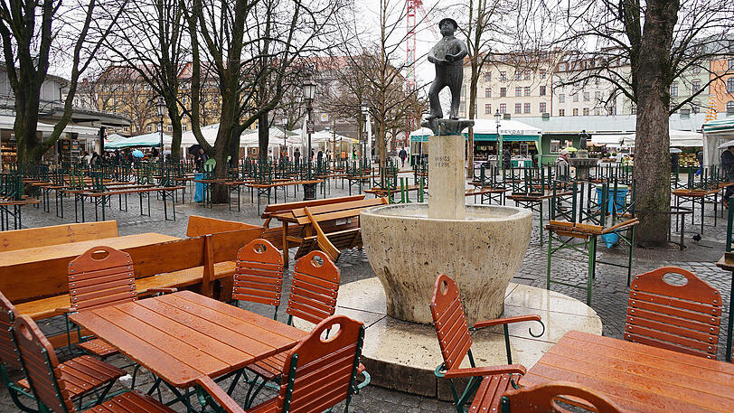 Weitere Bilder vom Viktualienmarkt im Herzen der Stadt - Sanierungsbeginn soll 2019 sein.