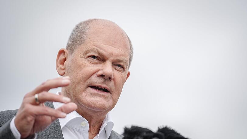 Nimmt Söders Aiwanger-Entscheidung "zur Kenntnis": Bundeskanzler Olaf Scholz.