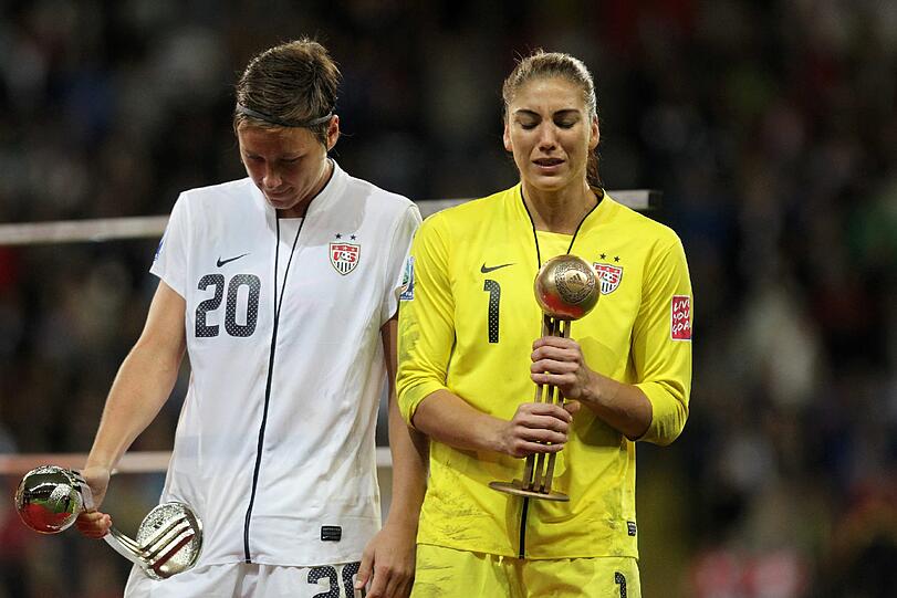 Schöne Hope Solo: So trauert die Amerikanerin nach dem verlorenem Finale gegen Japan