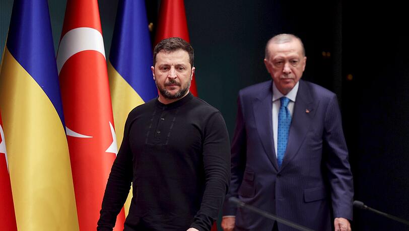 Der ukrainische Präsident Wolodymyr Selenskyj dankte der Türkei für ihre Unterstützung der territorialen Unversehrtheit des Landes. (Archivbild)