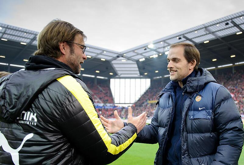 Jürgen Klopp (l.) und Thomas Tuchel gelten beide als sehr emotional an der Seitenlinie