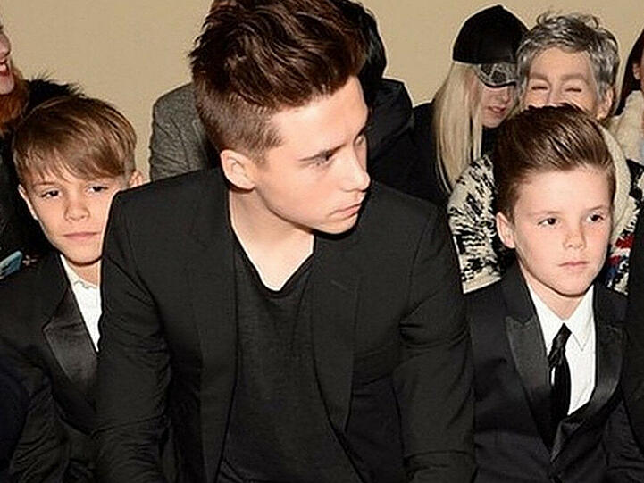 Stylisches Duo: Brooklyn Beckham mit seinem jüngsten Bruder Cruz (10)