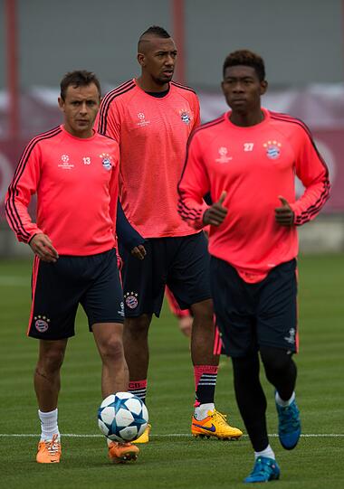Am Dienstag geht's für die Bayern in der Champions League gegen Zagreb: Die Bilder vom Abschlusstraining!