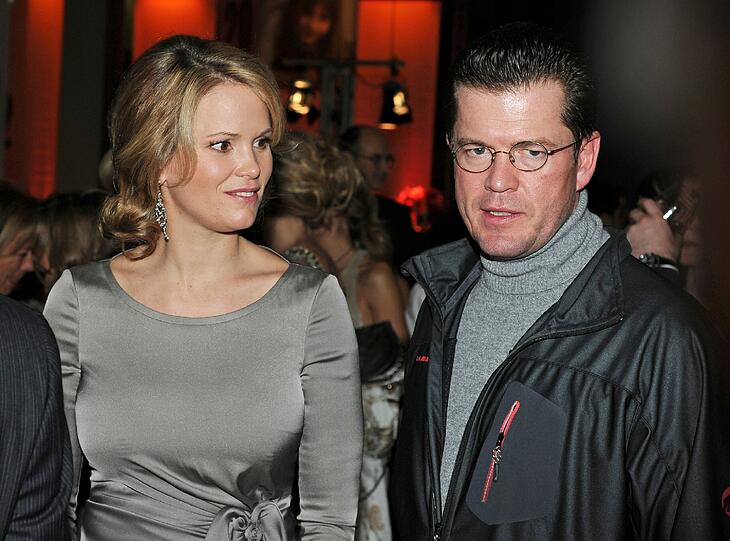 Karl-Theodor zu Guttenberg und seine Frau Stephanie
