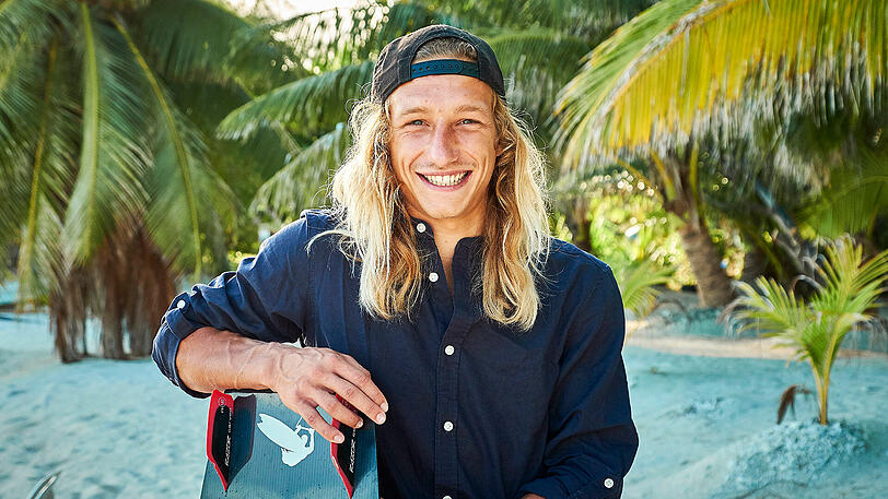 Der neue Insulaner: Kitesurfer Marius Hoppe.
