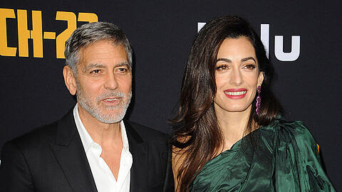 George und Amal Clooney gemeinsam auf einem Event im vergangenen Jahr