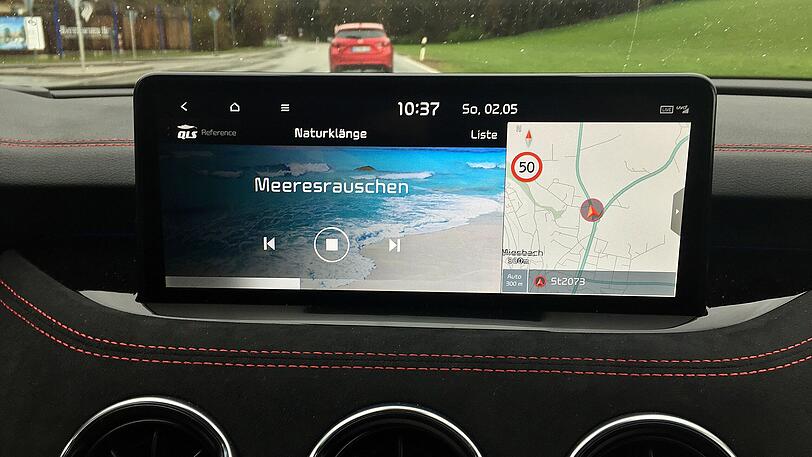 Mit Meeresrauschen über den Highway: Einsvon mehreren „Naturklänge“-Angeboten im Stinger.