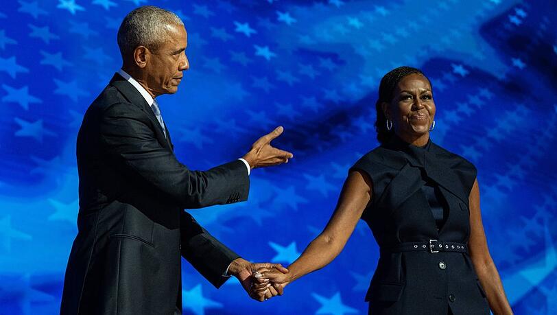Michelle und Barack Obama sind seit 33 Jahren verheiratet. Michelle und Barack Obama sind seit 33 Jahren verheiratet.
