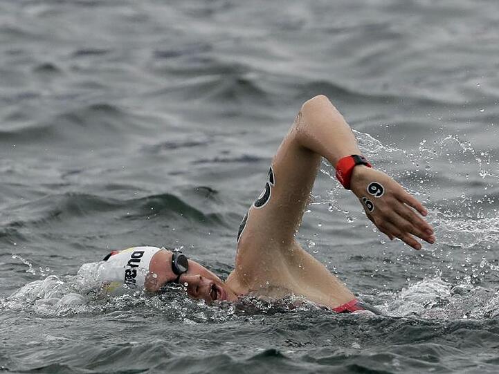 Finnia Wunram holte im Freiwasser ihre zweite WM-Medaille: Silber über 25 Kilometer.