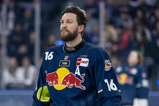 Konrad Abeltshauser ist offenbar heiß auf die neue Saison mit dem EHC Red Bull München.