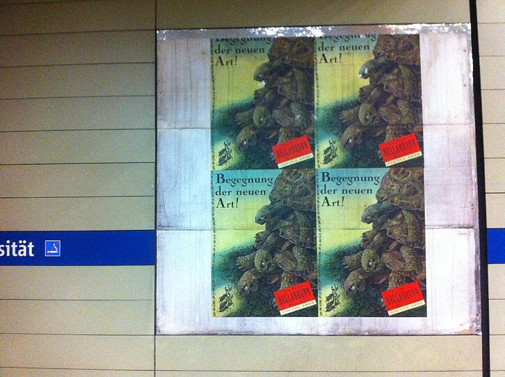 Ein weiteres altes Plakat des Tierparks.