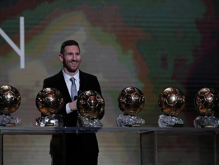 Zum sechsten Mal Weltfußballer der Jahres: Lionel Messi.