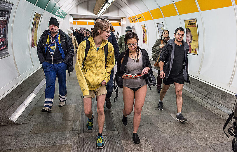 Die Bilder vom No Pants Subway Ride 2016.