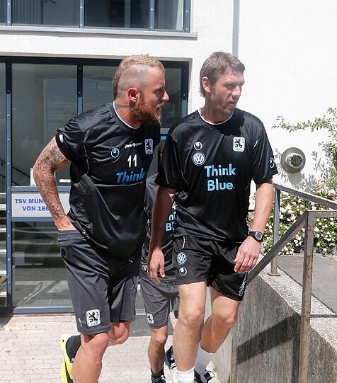 Daniel Adlung (links) und Co-Trainer Markus von Ahlen