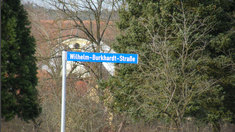 Die Wilhelm-Burkhardt-Straße in Allersberg.