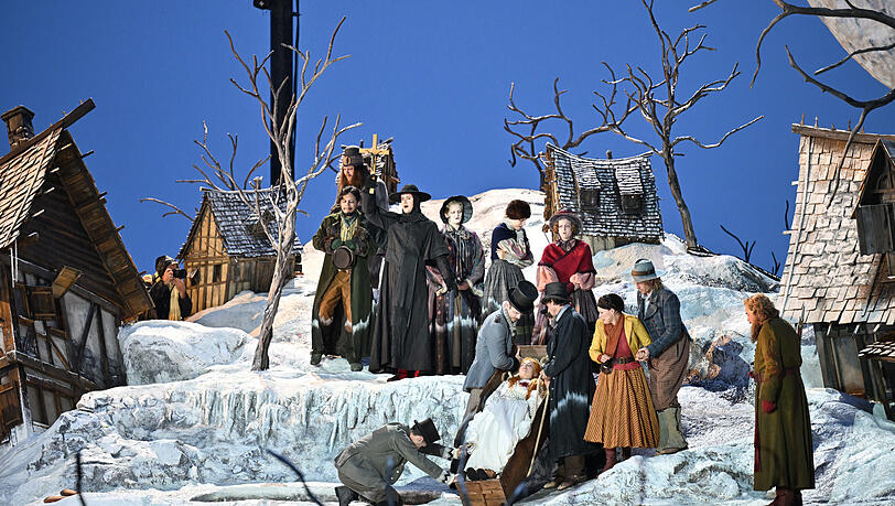 Der "Der Freischütz" auf der Seebühne der Bregenzer Festspiele.