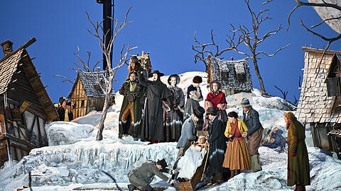 Der "Der Freischütz" auf der Seebühne der Bregenzer Festspiele.