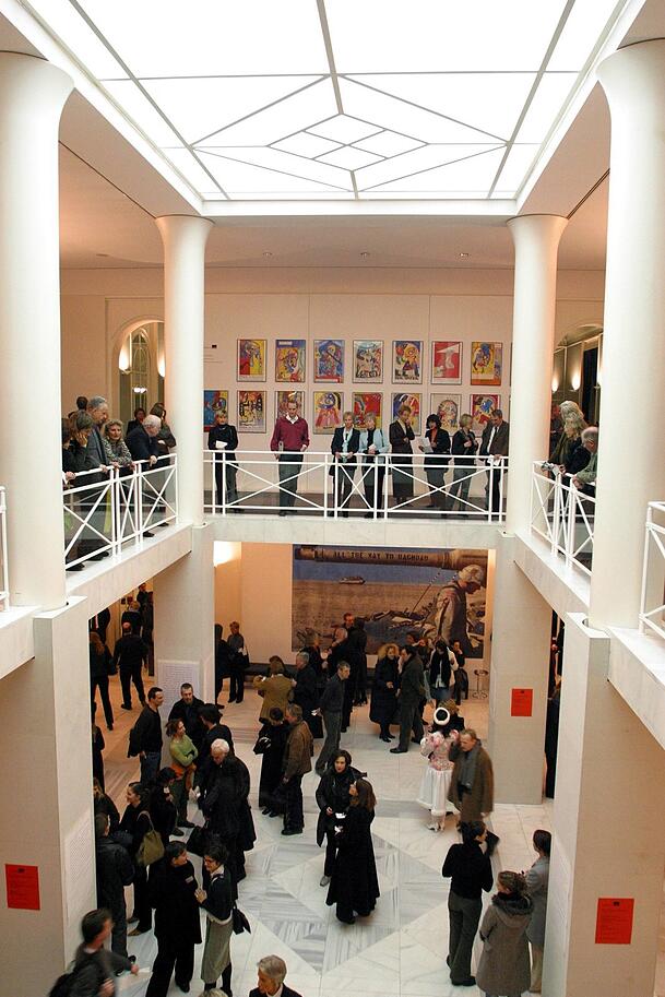Theaterbesucher im Residenztheater.