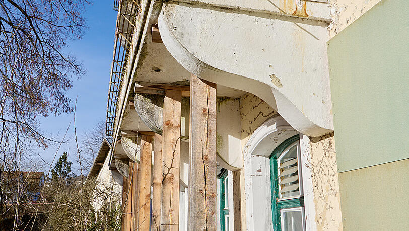 Die Spuren der Zeit sind aus der N&auml;he zu sehen.