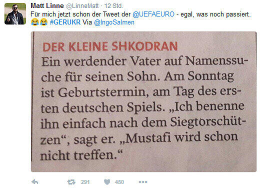 Für alle kleinen Shkodrans - hier die Erklärung für eure Namenswahl
