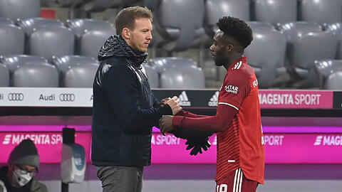 Julian Nagelsmann wird vorerst ohne Alphonso Davies planen müssen.