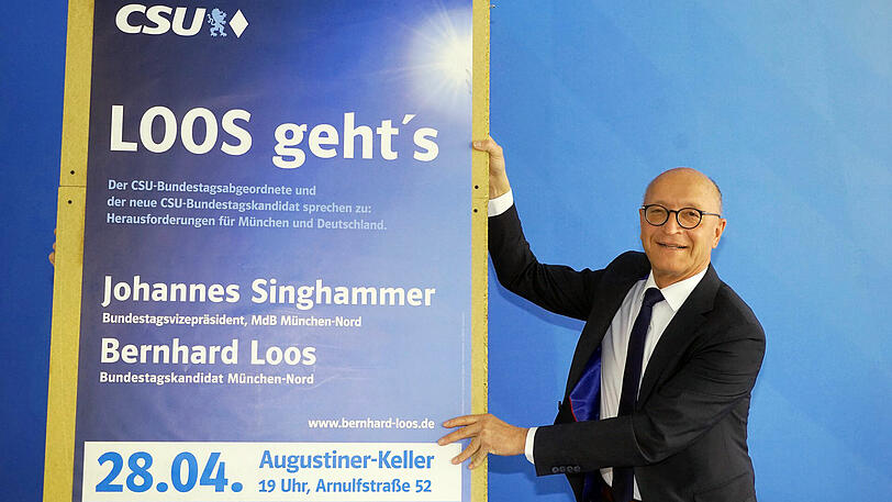 Bernhard Loos (CSU) will den Münchner Norden für die CSU verteidigen.