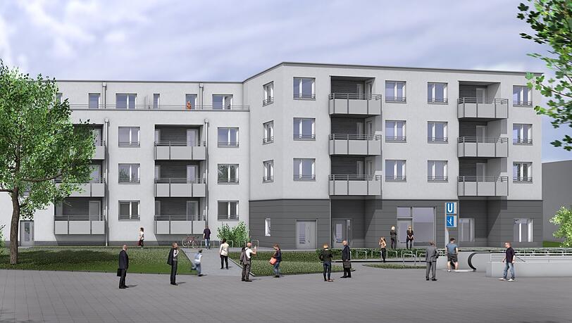 Wer bei der GWG wohnt, zum Beispiel hier in dem Neubau in Thalkirchen, zahlt meistens weniger als auf dem freien Wohnungsmarkt.