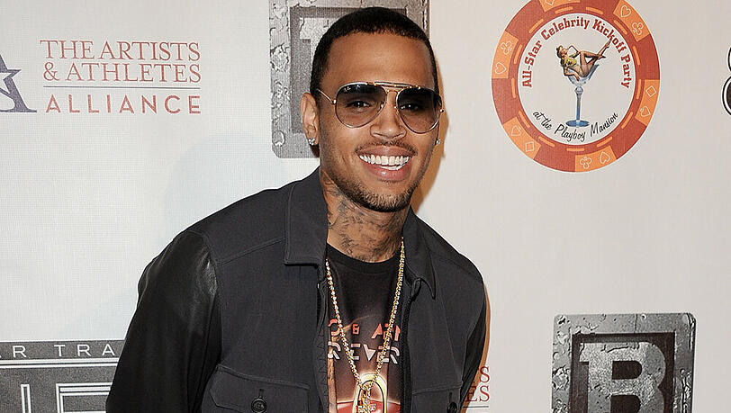 Chris Brown bei einem Event in der Playboy Mansion Chris Brown bei einem Event in der Playboy Mansion
