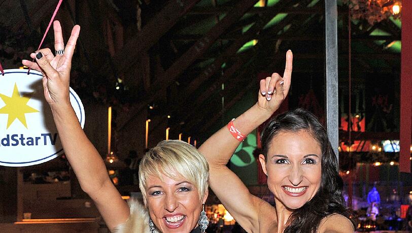 Die Geschwister Hoffman, Alexandra (r) und Anita.