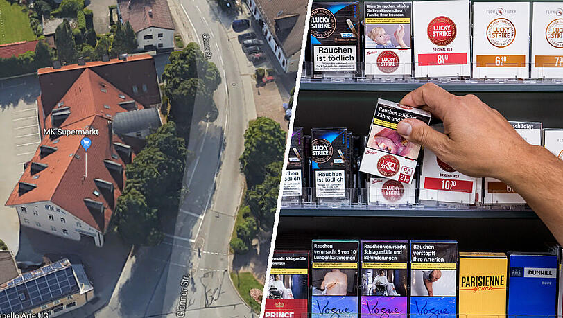 Die Einbrecher wussten genau, wonach sie suchen müssen: Sie nahmen nur Zigaretten aus dem Supermarkt mit. Die Einbrecher wussten genau, wonach sie suchen müssen: Sie nahmen nur Zigaretten aus dem Supermarkt mit.