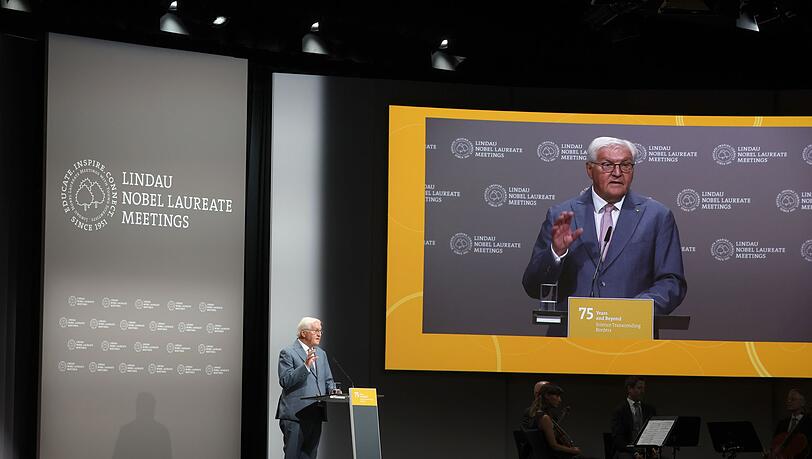 Seit 75 Jahren wird Lindau am Bodensee w&auml;hrend der Nobelpreistr&auml;gertagung zum Treffpunkt herausragender Wissenschaftler aus der ganzen Welt. Frank-Walter Steinmeier spricht zur Er&ouml;ffnung.
