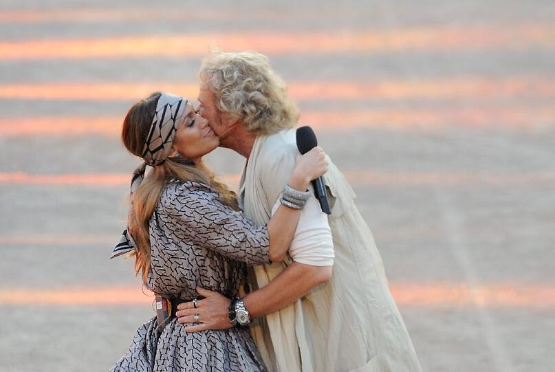 Dafür gab's am Ende auch ein Küsschen von J.Lo...