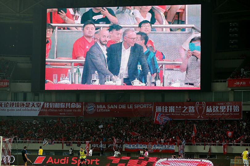 Die Bilder vom 1:0-Sieg des FC Bayern in Shanghai.