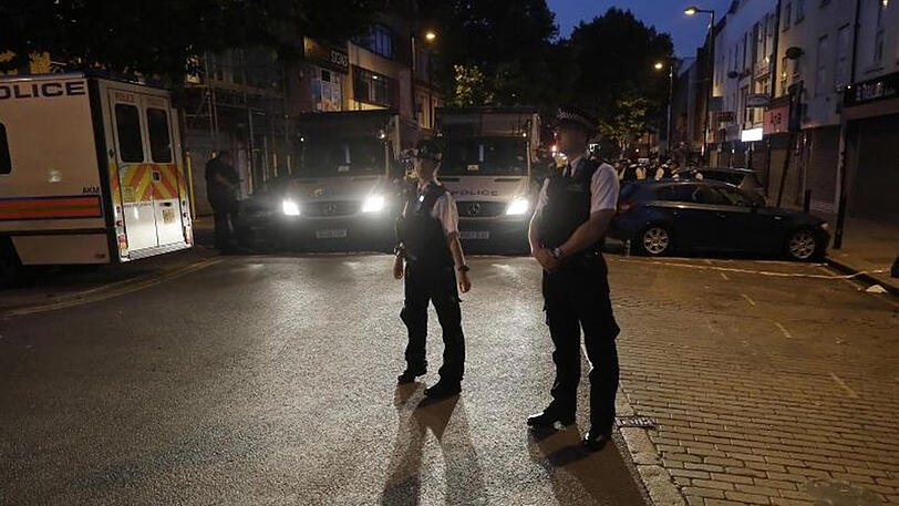 Nächtlicher Polizeieinsatz in London (Archivbild)