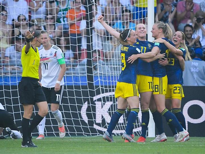 Deutschland verliert 1:2 im WM-Viertelfinale gegen Schweden.
