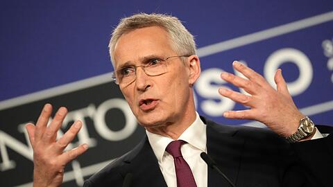Jens Stoltenberg, Nato-Generalsekretär, trifft wohl auf hochrangige Vertreter der Türkei.