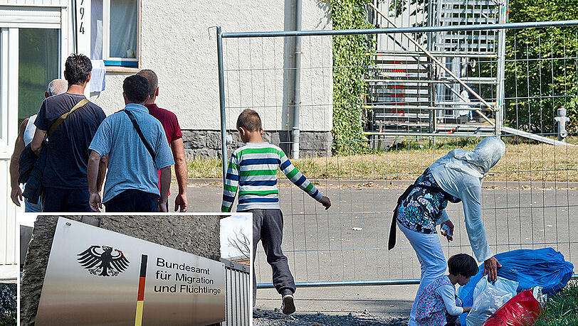 Derzeit häufen sich im Bundesamt für Migration und Flüchtlinge 250 000 unbearbeitete Asylanträge. Derzeit häufen sich im Bundesamt für Migration und Flüchtlinge 250 000 unbearbeitete Asylanträge.