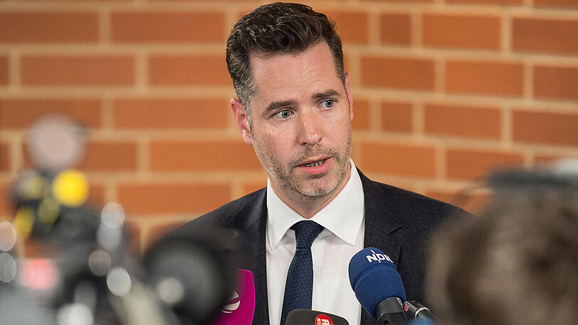 Christian Dürr, Vorsitzender der Niedersächsischen FDP-Landtagsfraktion,im Landtag in Hannover.