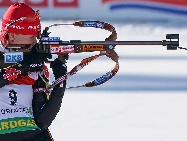 Schießt sscahrf gegen die Doper: Olympiasiegerin Kati Wilhelm.