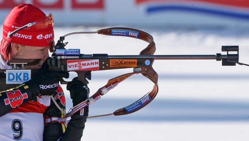 Schießt sscahrf gegen die Doper: Olympiasiegerin Kati Wilhelm. Schießt sscahrf gegen die Doper: Olympiasiegerin Kati Wilhelm.