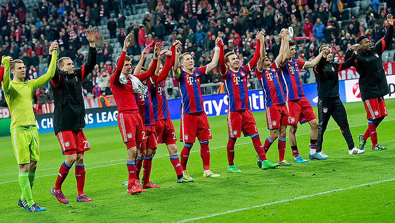 Der FC Bayern ist einziger deutscher Vertreter im Viertelfinale der Champions League. Der FC Bayern ist einziger deutscher Vertreter im Viertelfinale der Champions League.