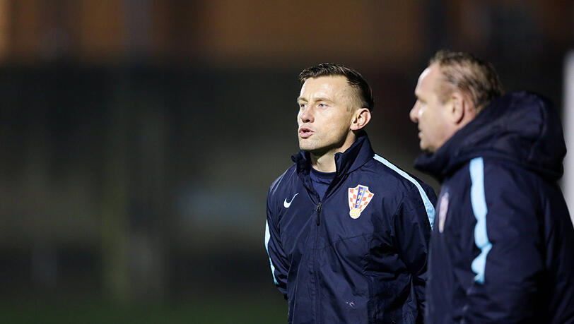 Ivica Olic (l.) ist Co-Trainer der kroatischen Nationalmannschaft. Ivica Olic (l.) ist Co-Trainer der kroatischen Nationalmannschaft.