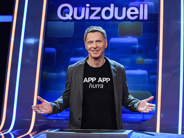 App, App, hurra: Wird Jörg Pilawa wieder zum selbstironischen T-Shirt greifen müssen?