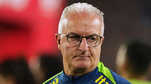 Kein schöner Abend auch für Brasiliens Coach.