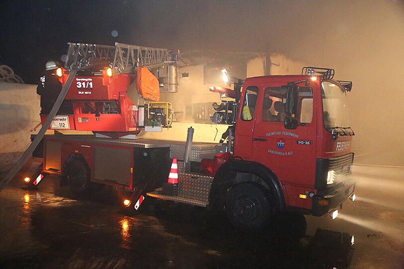Bilder vom Großbrand in Engelsberg.
