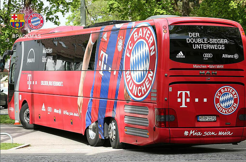 Der FC Bayern reist zum Champions-League-Halbfinale nach Barcelona.