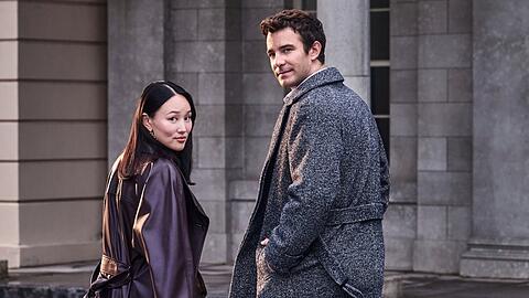 Yerin Ha und Luke Thompson stehen im Mittelpunkt der kommenden "Bridgerton"-Staffel.