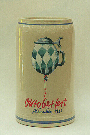 Der offizielle Wiesn-Krug von 1980.