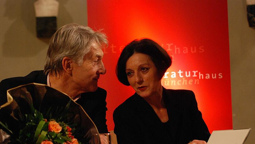 Reinhard Wittmann mit Herta Müller Reinhard Wittmann mit Herta Müller