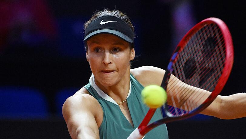 Tatjana Maria musste sich in Stuttgart Elise Mertens in drei Sätzen geschlagen geben.